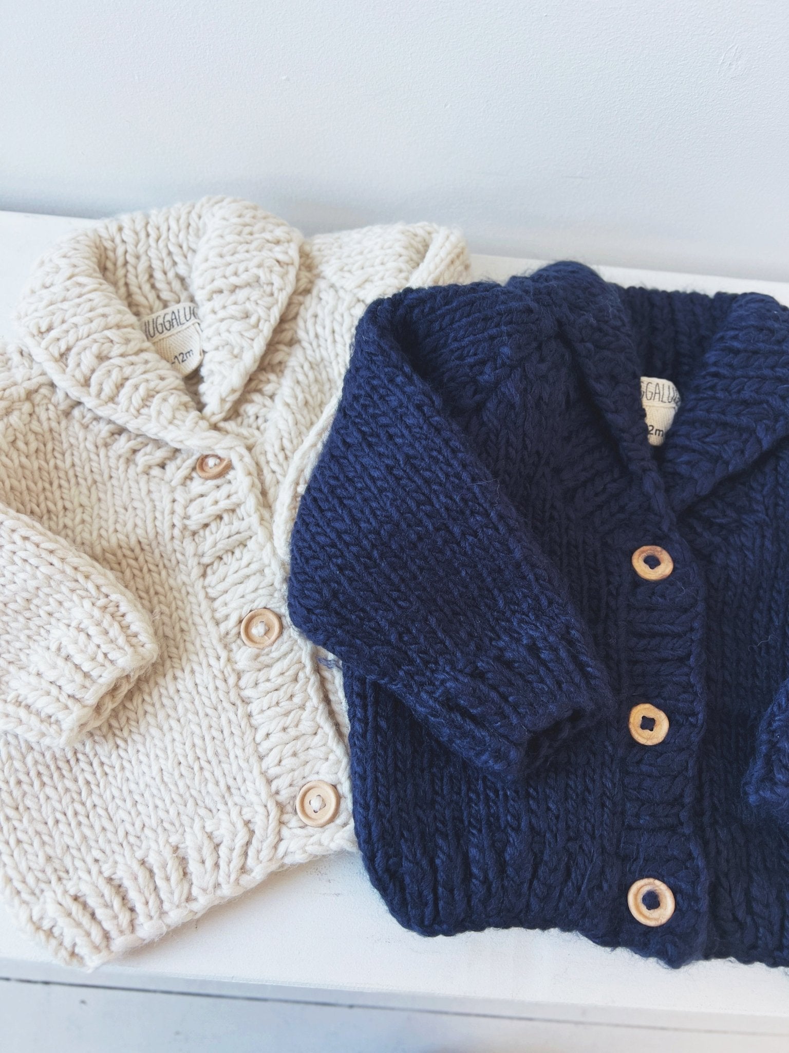 Shawl Collar Baby Cardigan - Spring Sweet