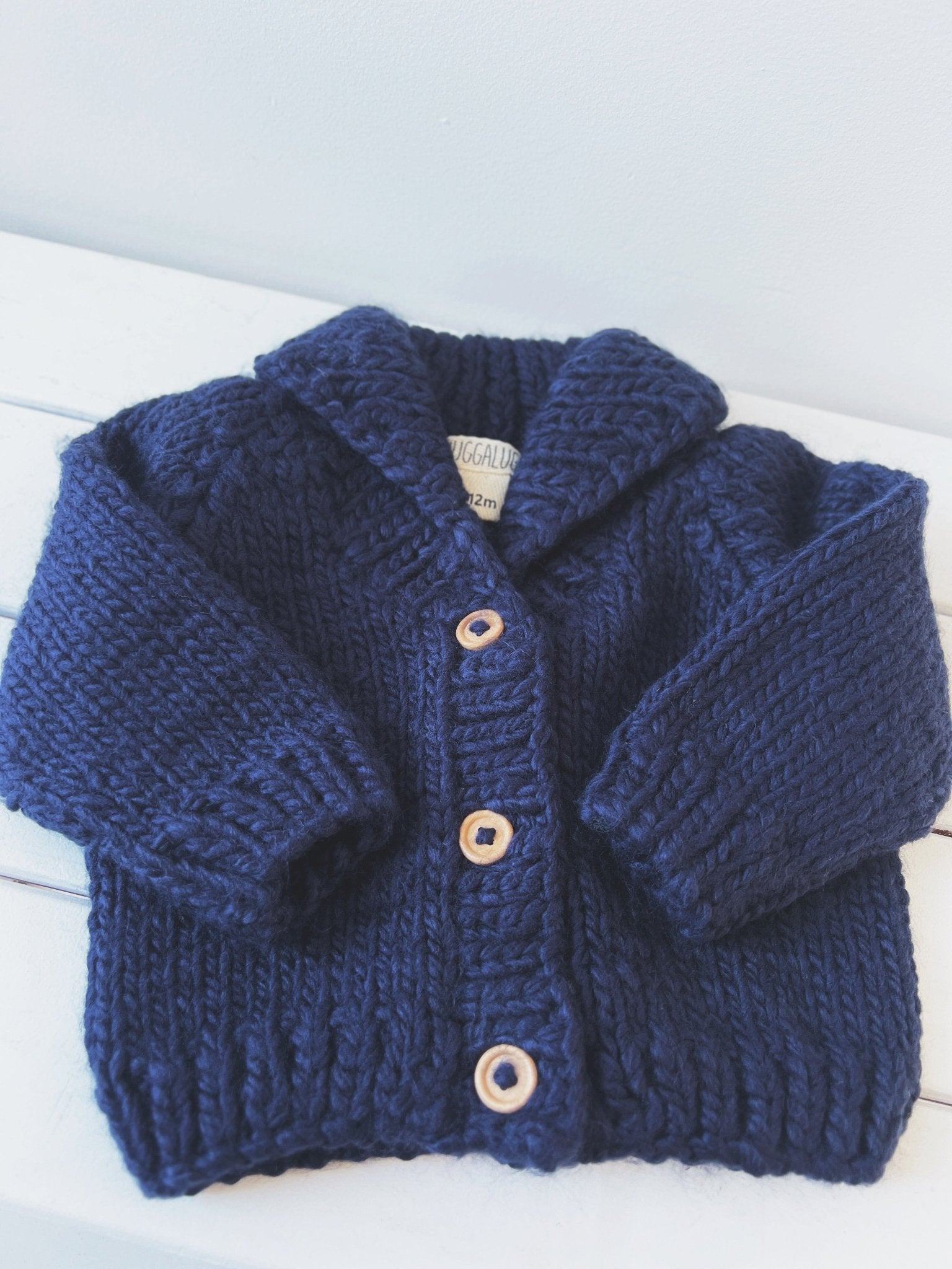 Shawl Collar Baby Cardigan - Spring Sweet