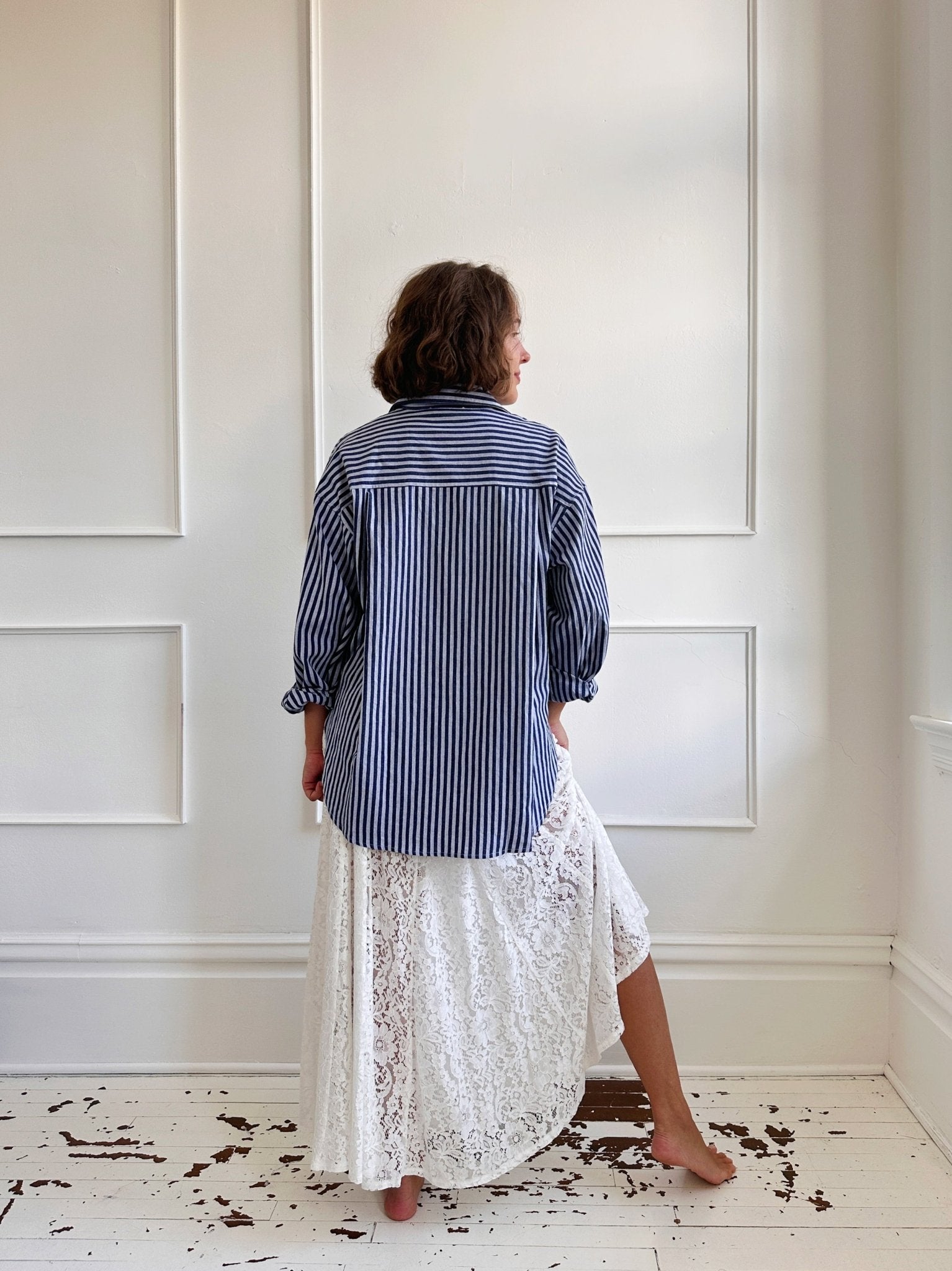 Sheer Lace Midi Skirt - Spring Sweet