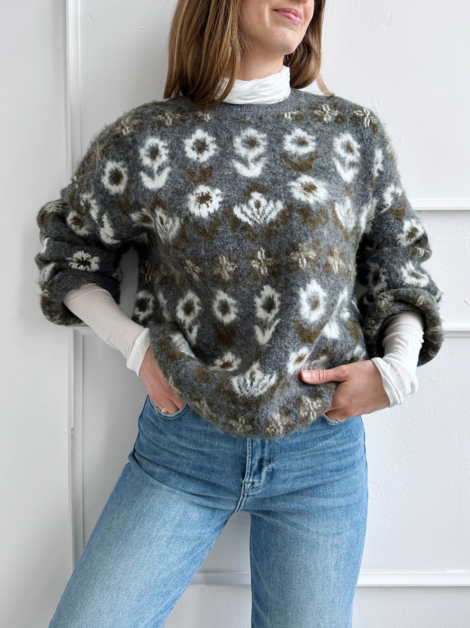 Sheer Turtleneck Long Sleeve - Spring Sweet