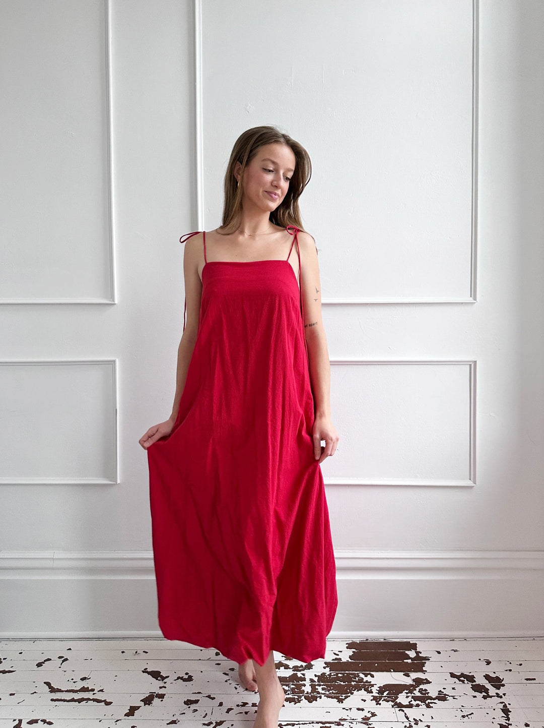 Shift Dress w/ Bubble Hem - Spring Sweet