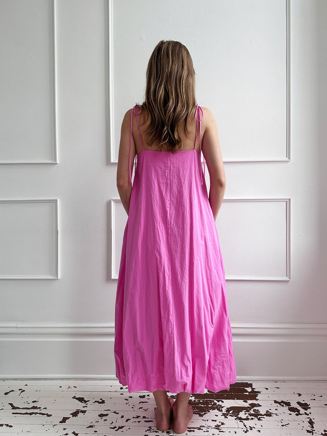 bubble hem pink dress Palesa Pink Ballet Style Embroidered Bubble Hem Mini Dress XXL / 14-16