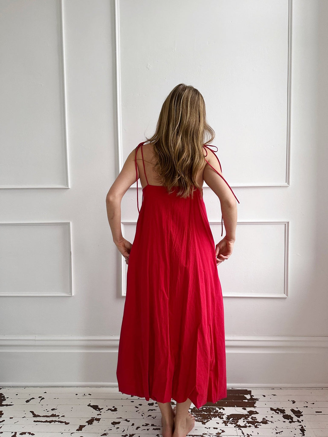 Shift Dress w/ Bubble Hem - Spring Sweet