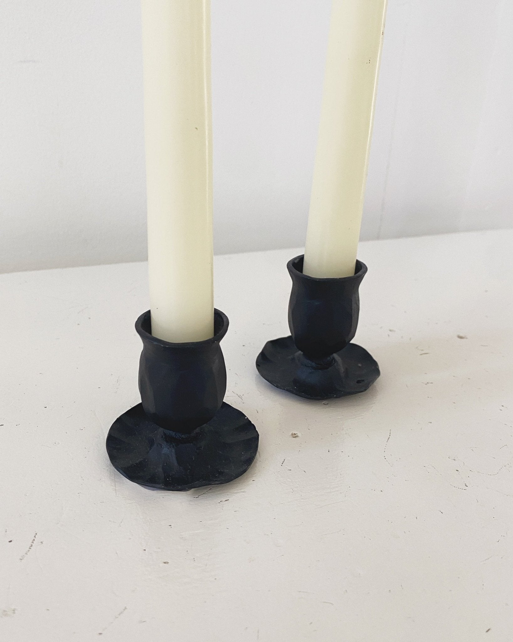 Short Cast Iron Taper Holder - Spring Sweet