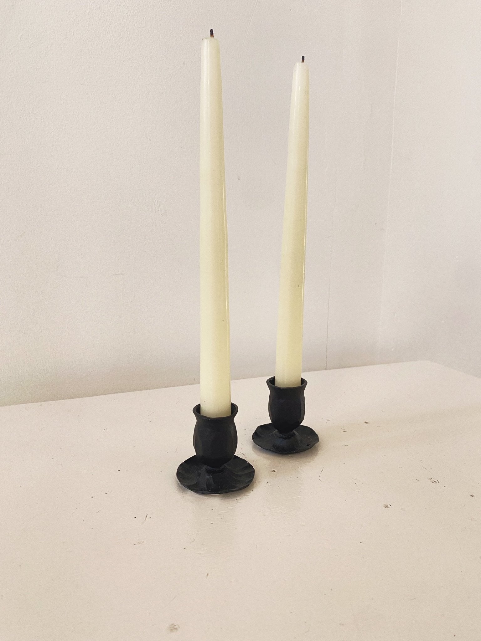 Short Cast Iron Taper Holder - Spring Sweet