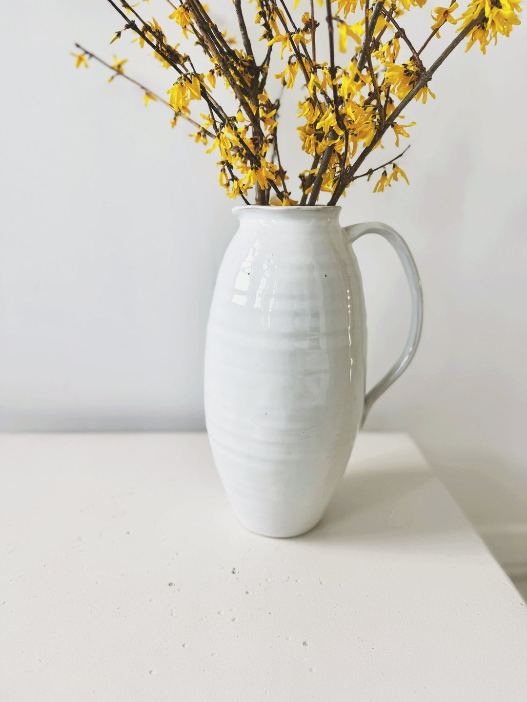 Skinny Glazed Pitcher - Spring Sweet