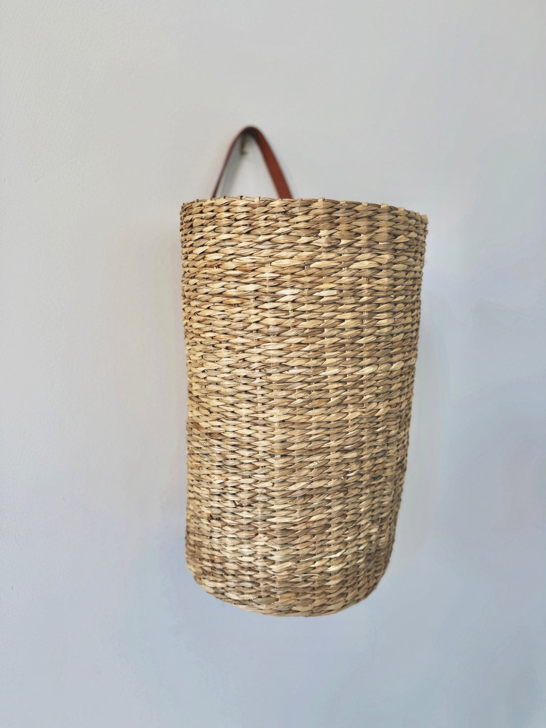 Skinny Woven Basket w/ Handle - Spring Sweet
