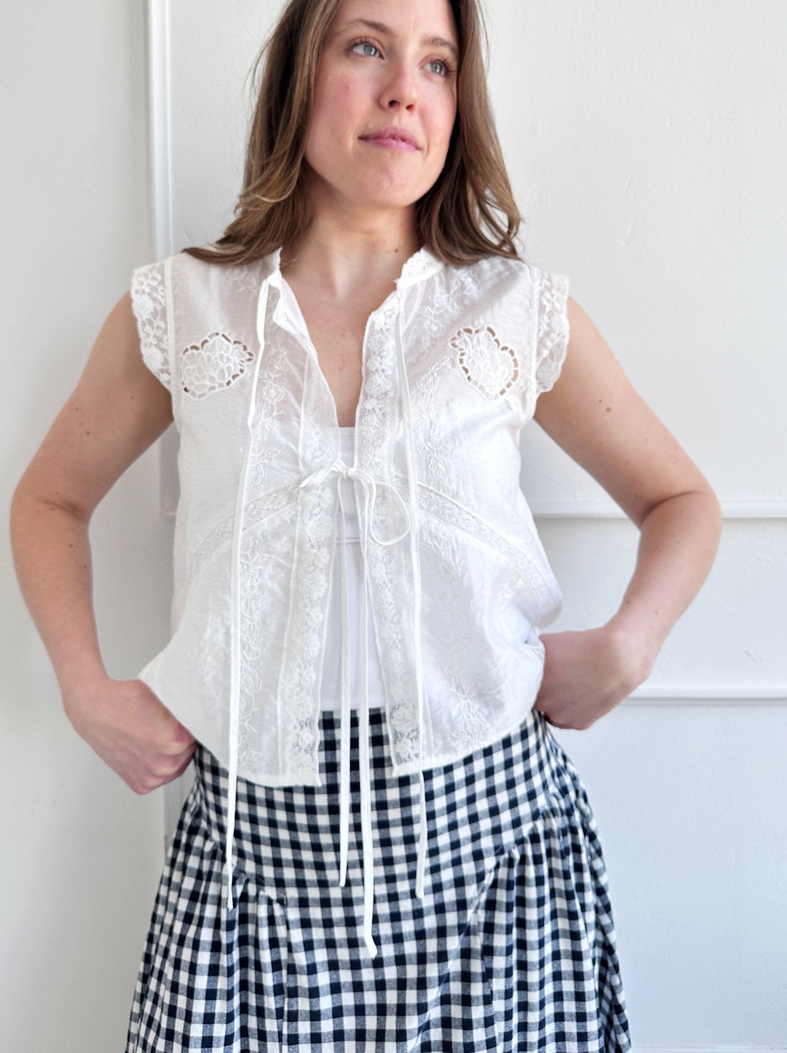 Sleeveless Lace Top - Spring Sweet