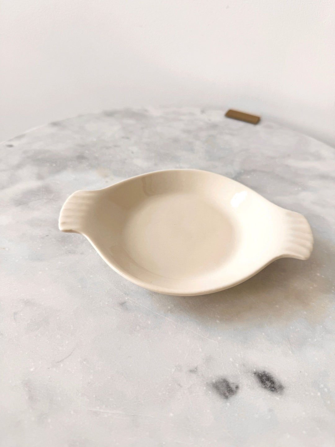 Stoneware Baker w/ Scalloped Handles - Spring Sweet