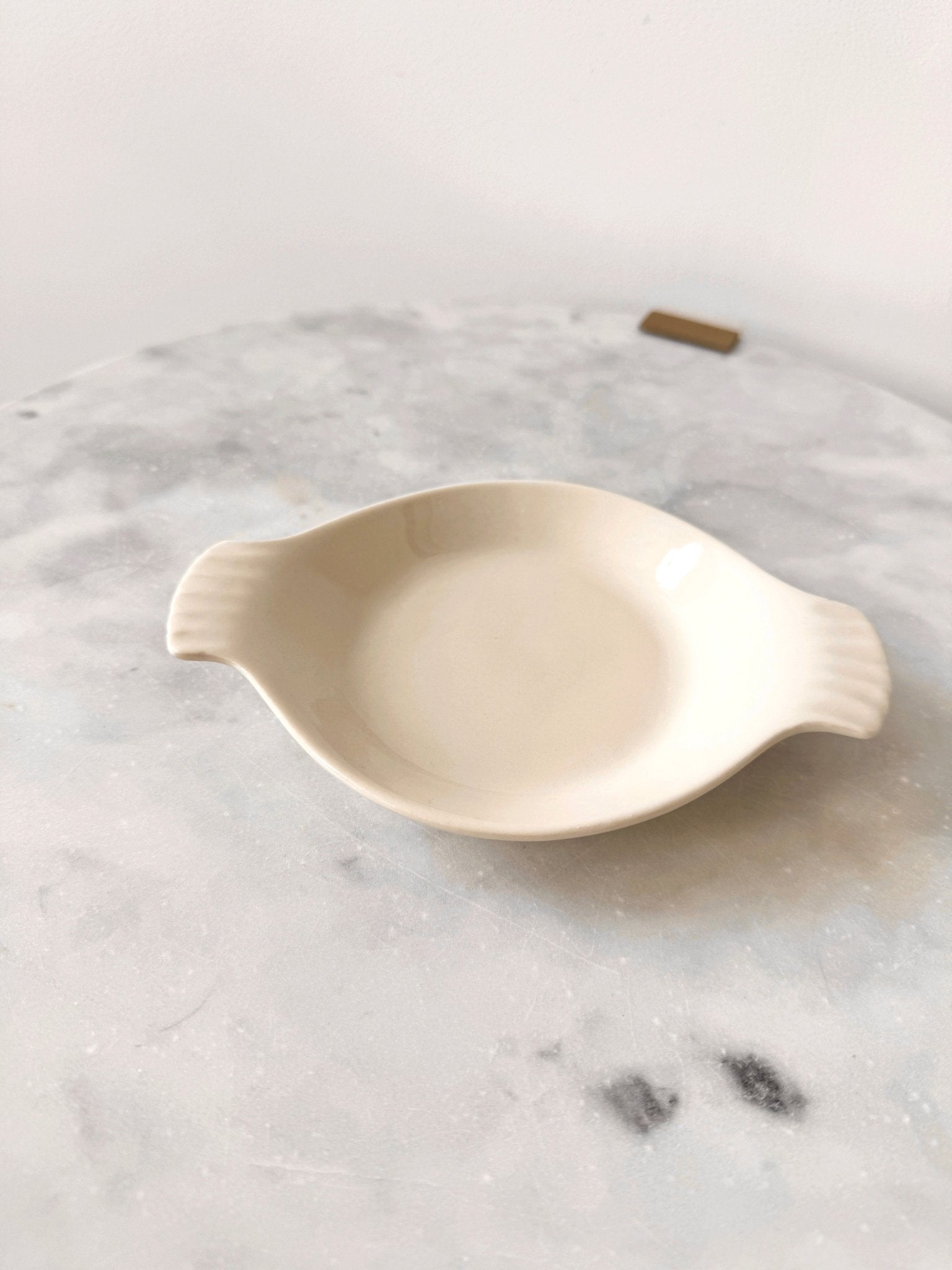 Stoneware Baker w/ Scalloped Handles - Spring Sweet