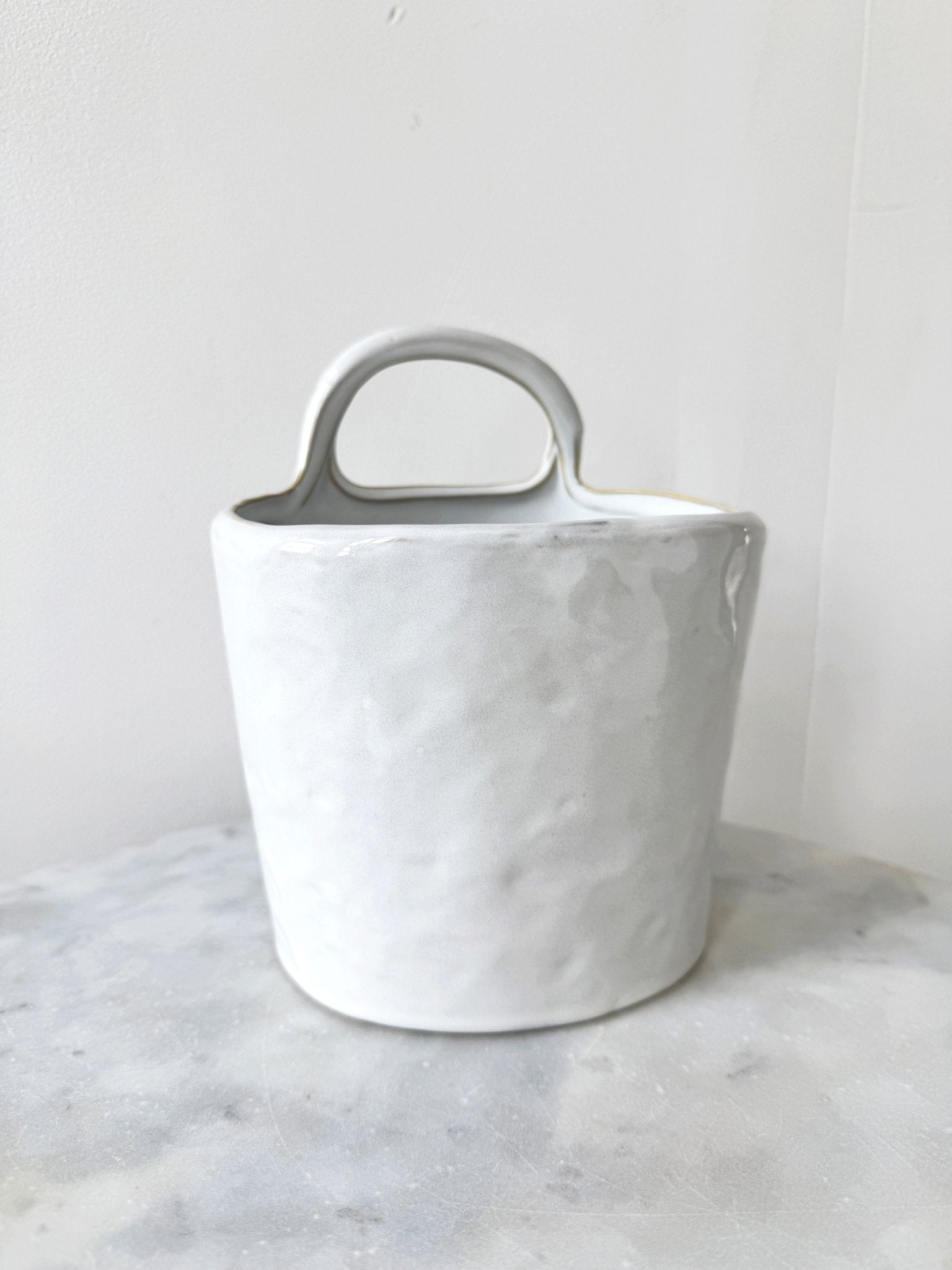Stoneware Crock w/ Handle - Spring Sweet