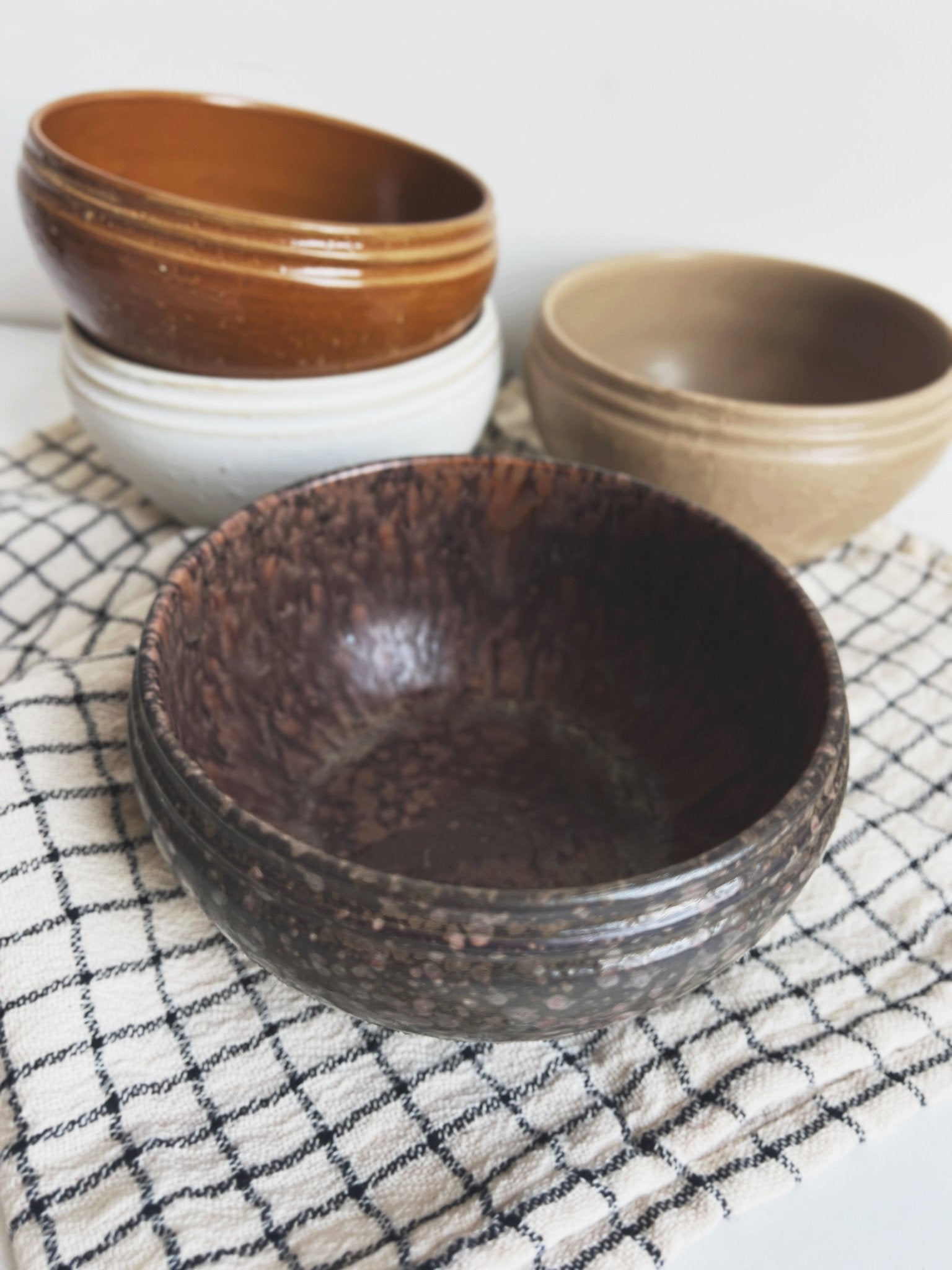 Stoneware Vintage Reproduction Bowl - Spring Sweet