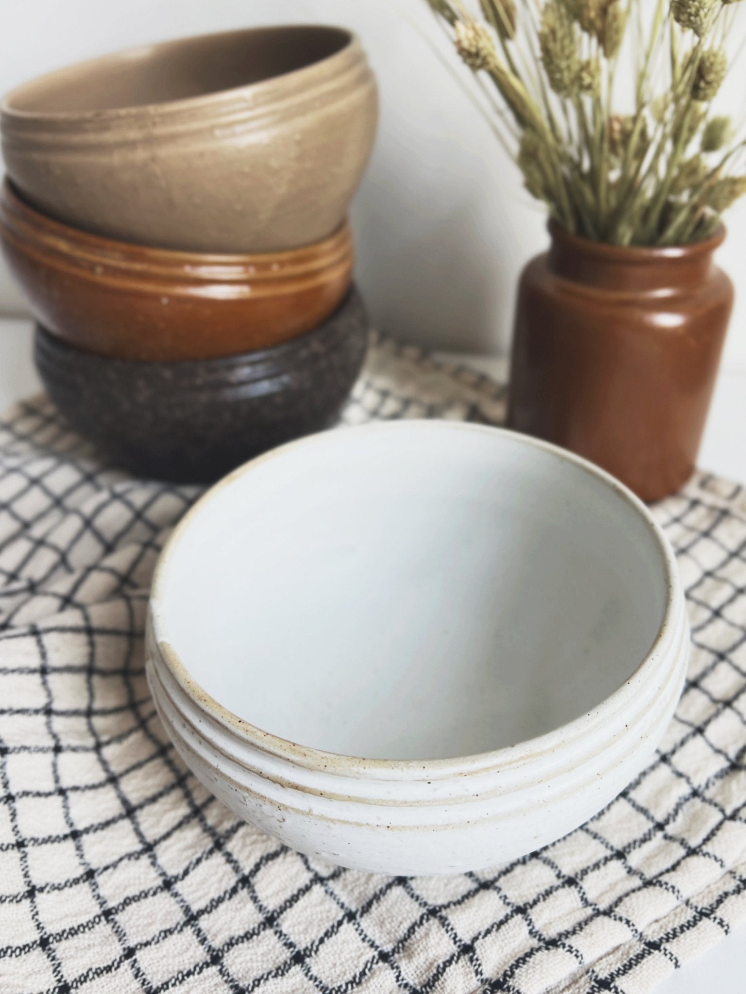 Stoneware Vintage Reproduction Bowl - Spring Sweet