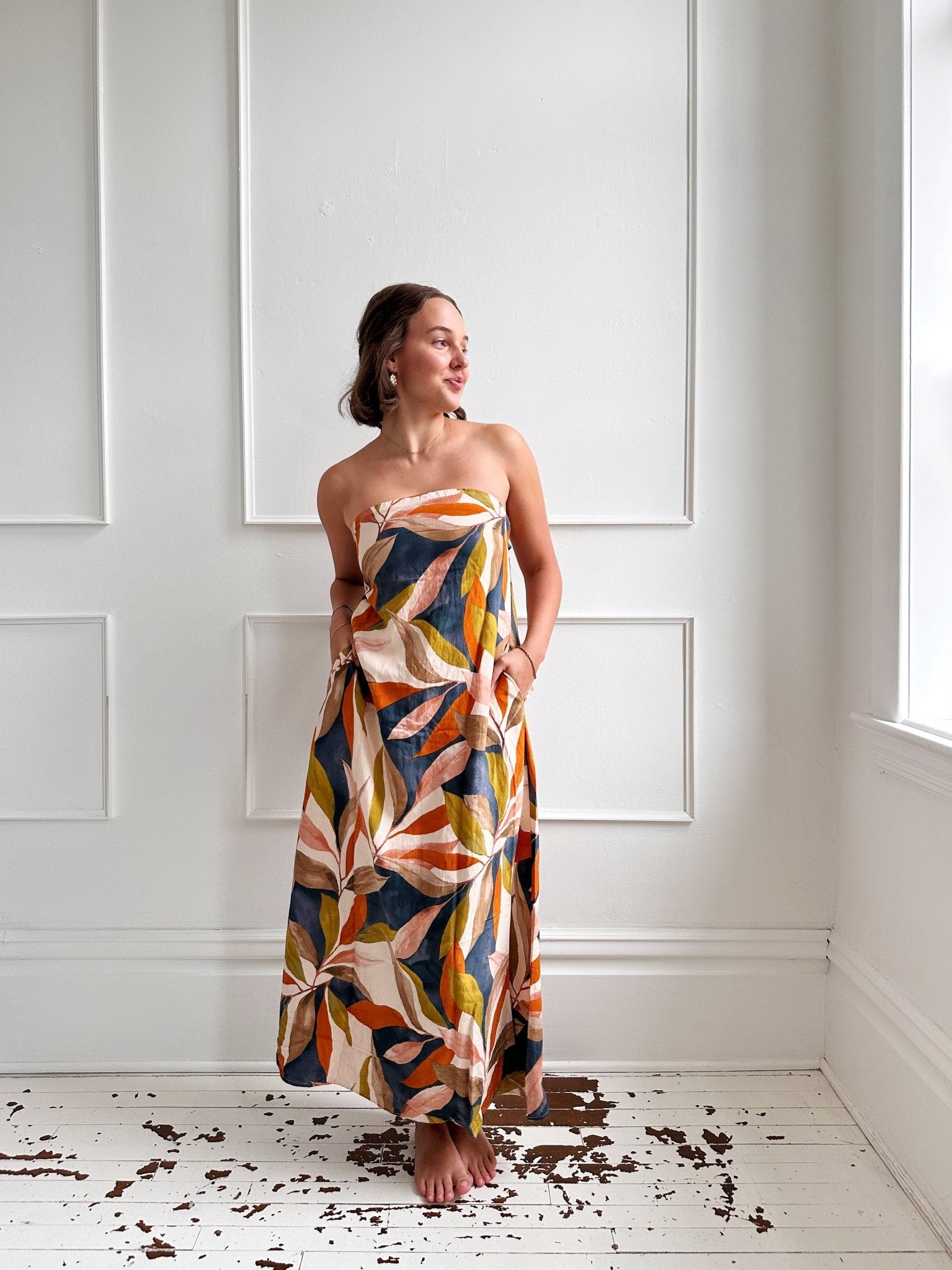 Strapless Maxi Dress w/ Bow Back - Spring Sweet