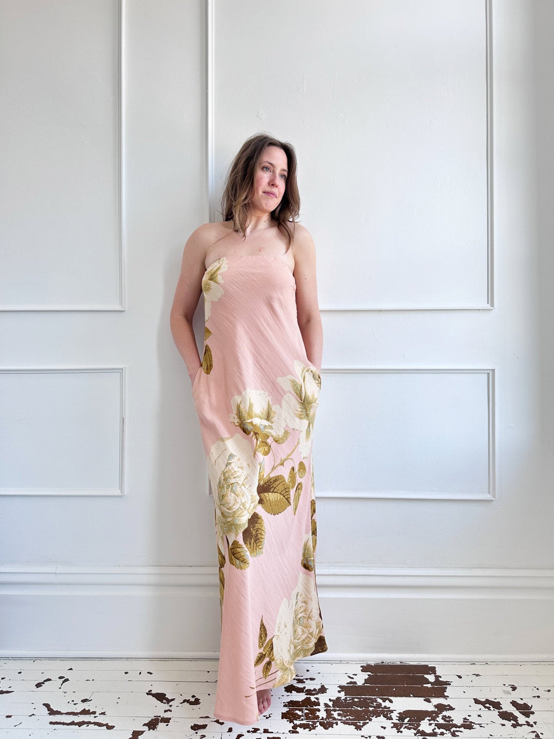 Strapless Maxi Dress w/ Bow Back - Spring Sweet