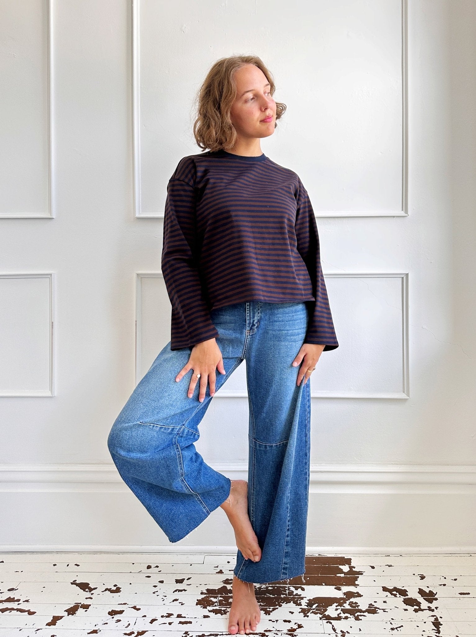 Stripe Long Sleeve Tee - Spring Sweet
