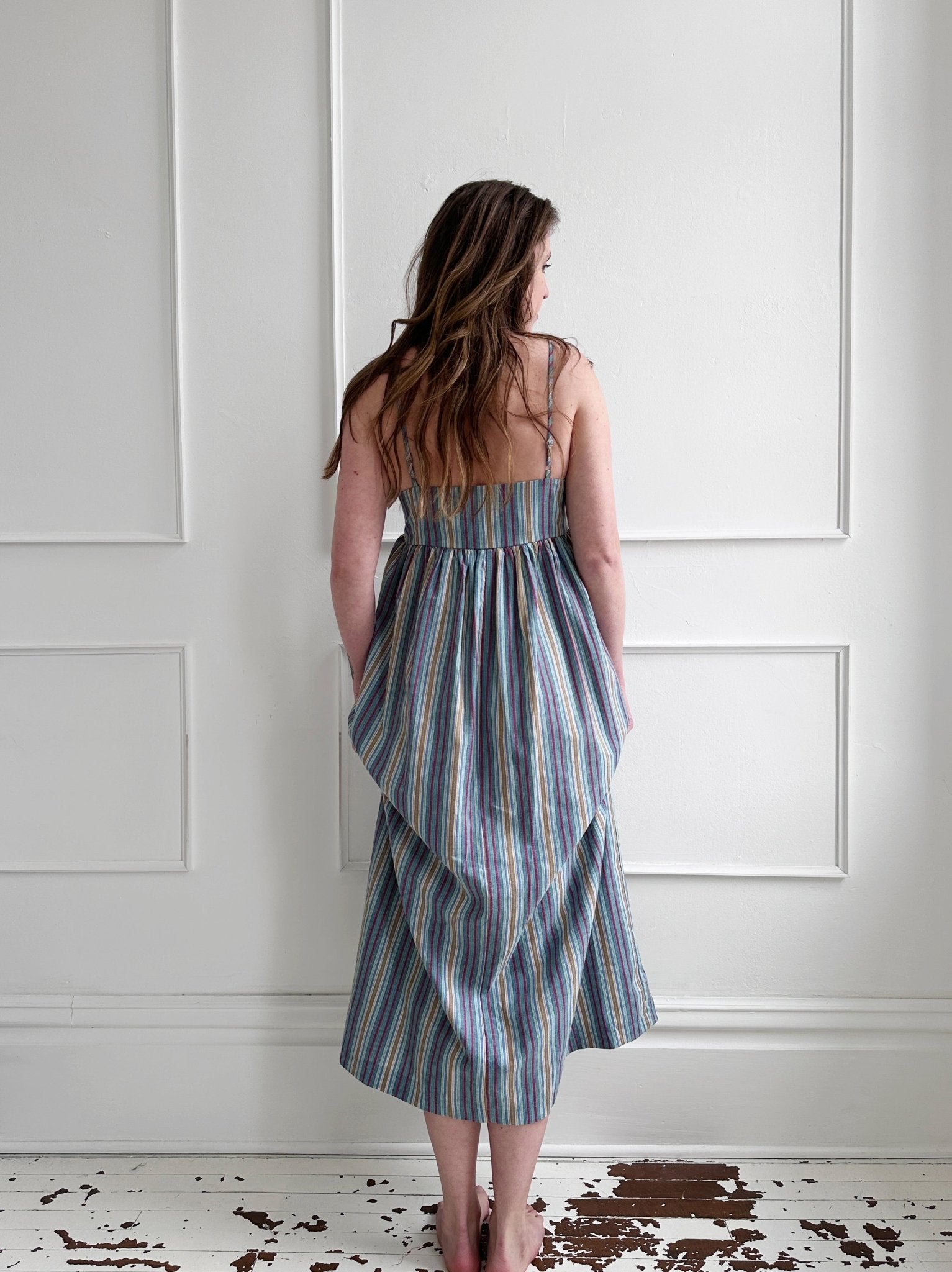 Stripe Maxi w/ Empire waist - Spring Sweet