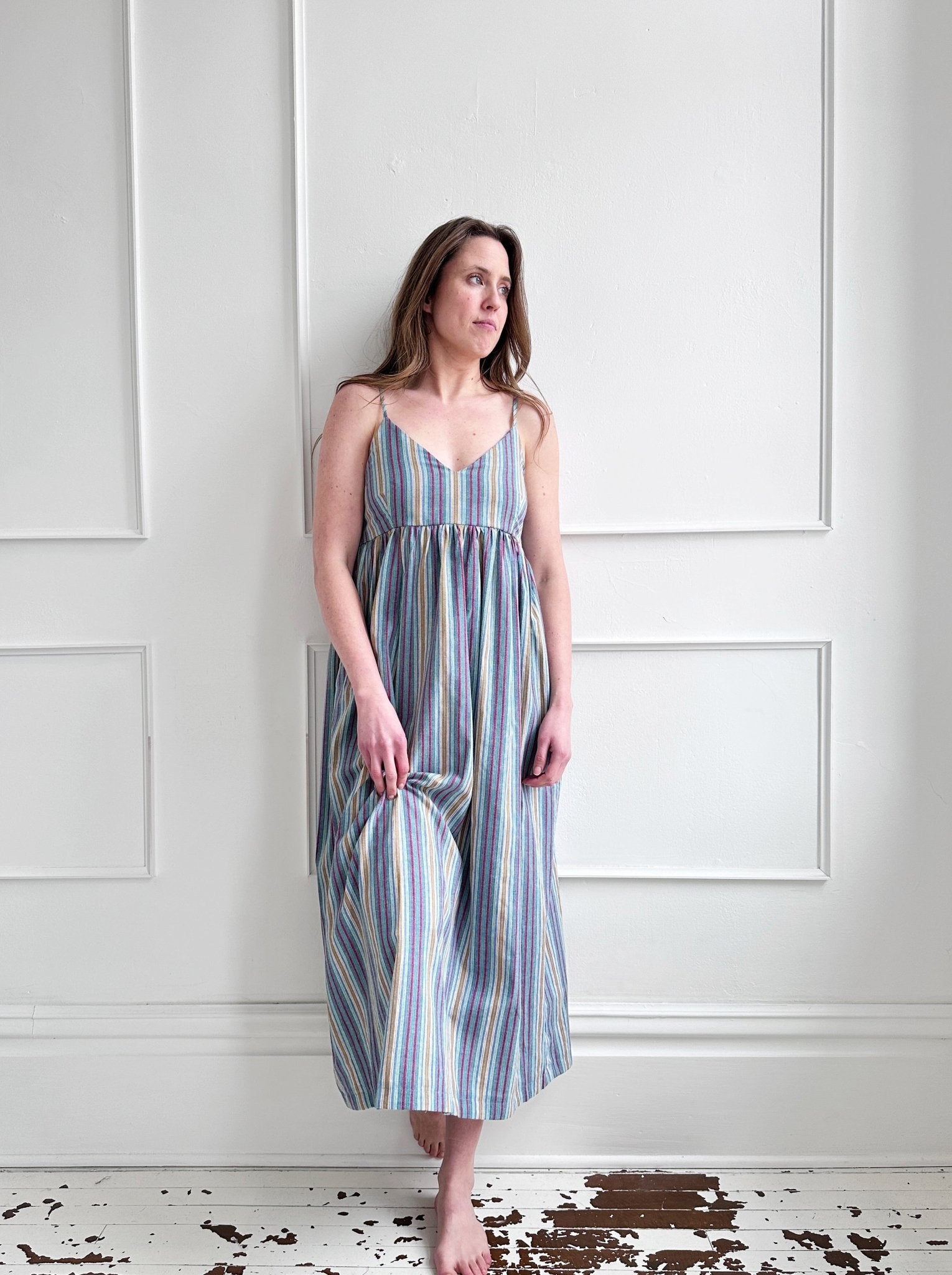 Stripe Maxi w/ Empire waist - Spring Sweet