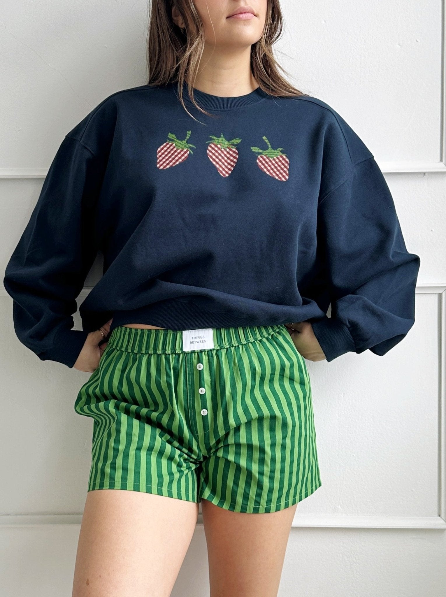 Striped Boxer Shorts - Spring Sweet