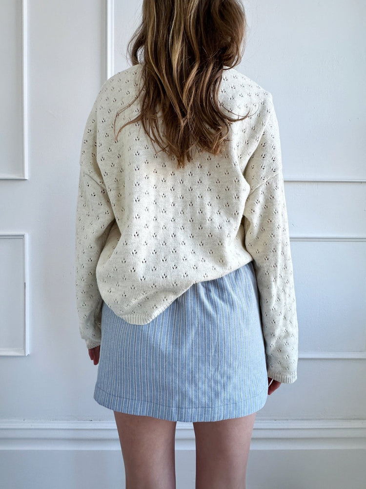 Striped Boxer Skirt - Spring Sweet