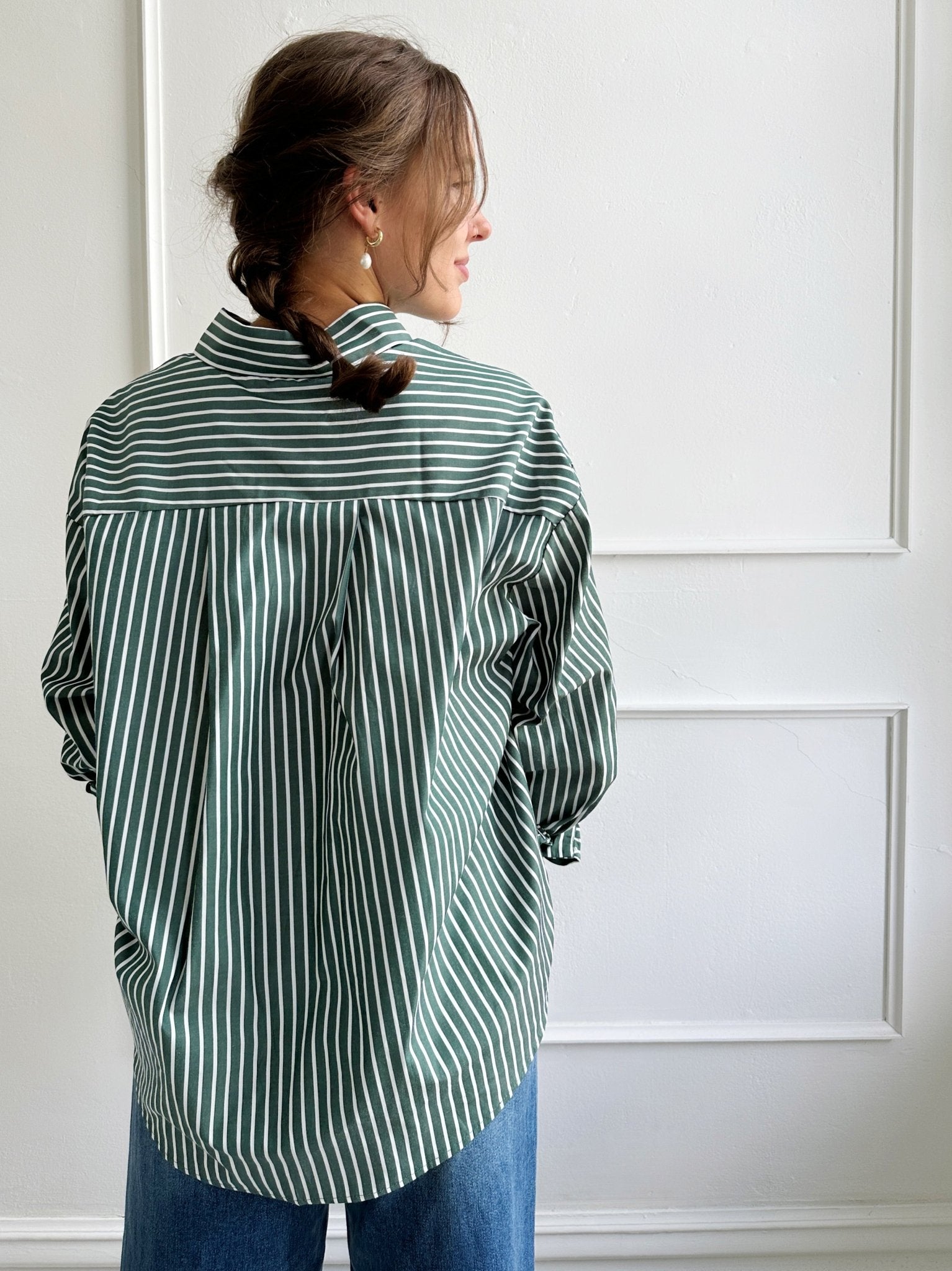 Striped Classic Button Down - Spring Sweet