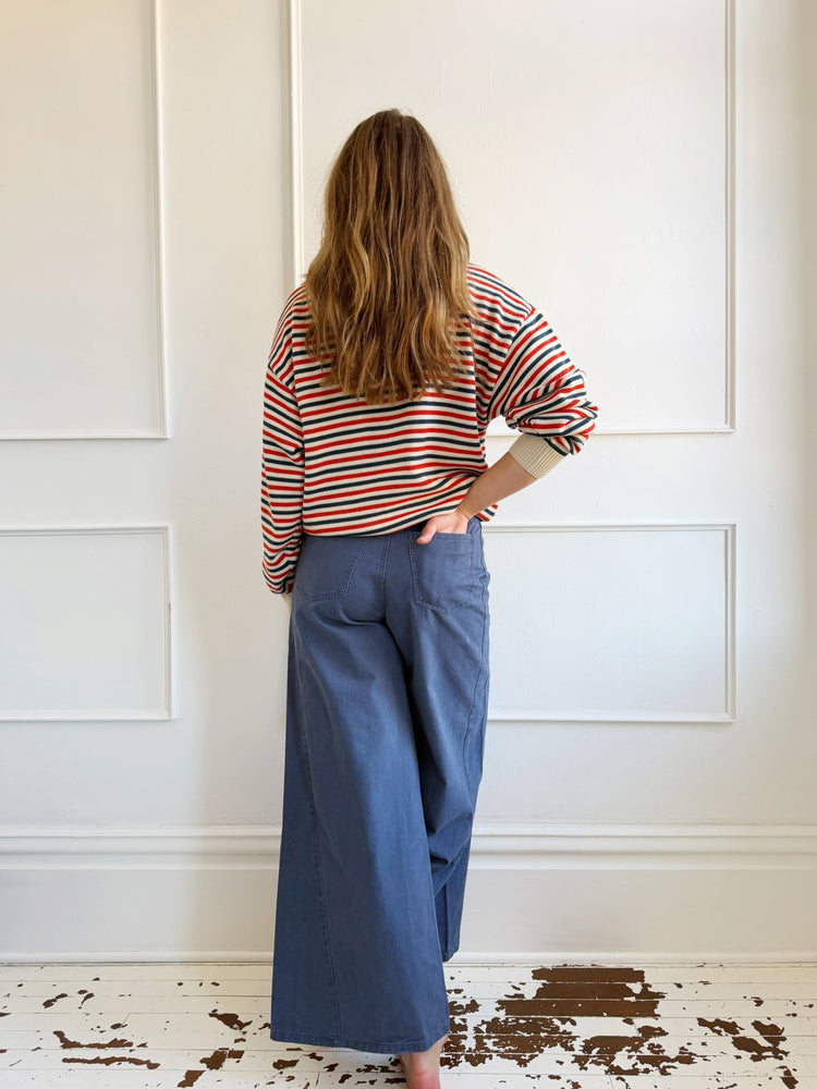 Striped Knit Sweater - Spring Sweet