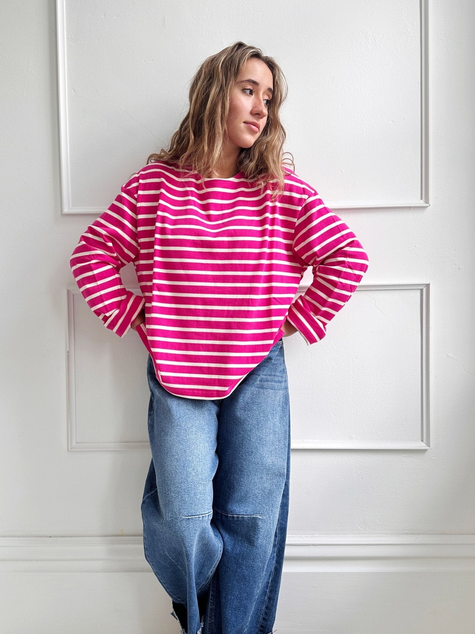 Striped Long Sleeve Top - Spring Sweet