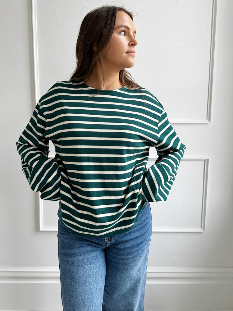 Striped Long Sleeve Top - Spring Sweet