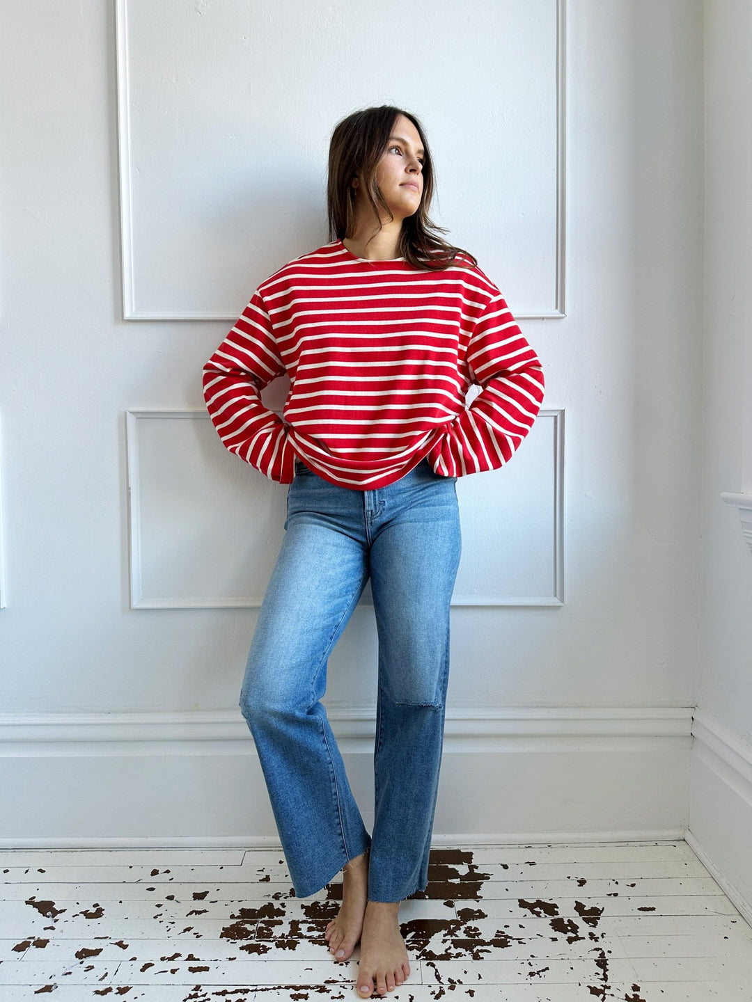 Striped Long Sleeve Top - Spring Sweet