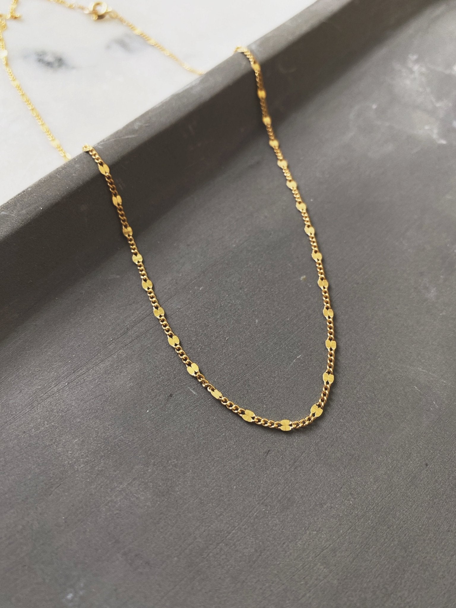 Sunburst Chain, Gold Filled - Spring Sweet