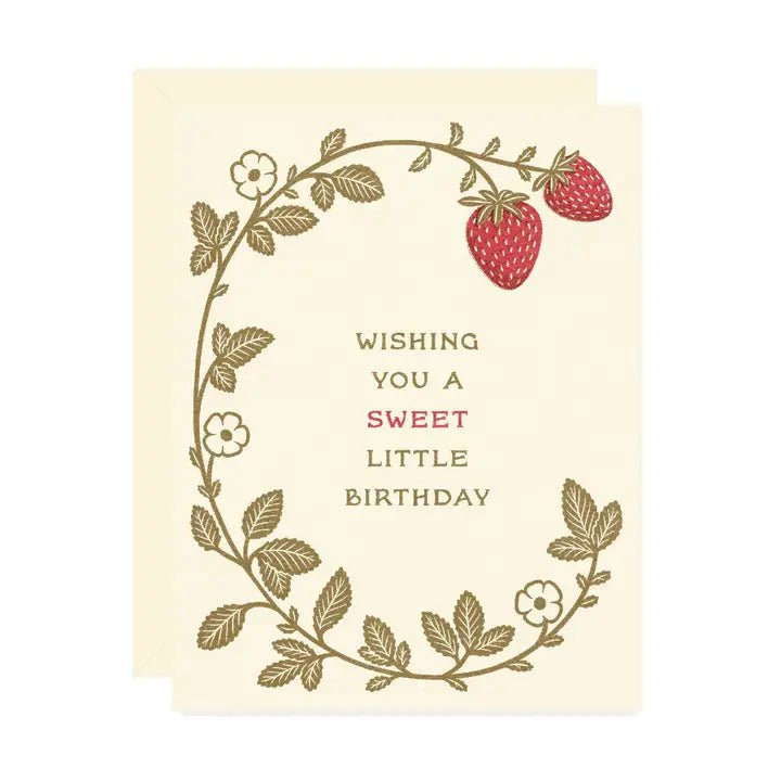 Sweet Little Birthday Card - Spring Sweet