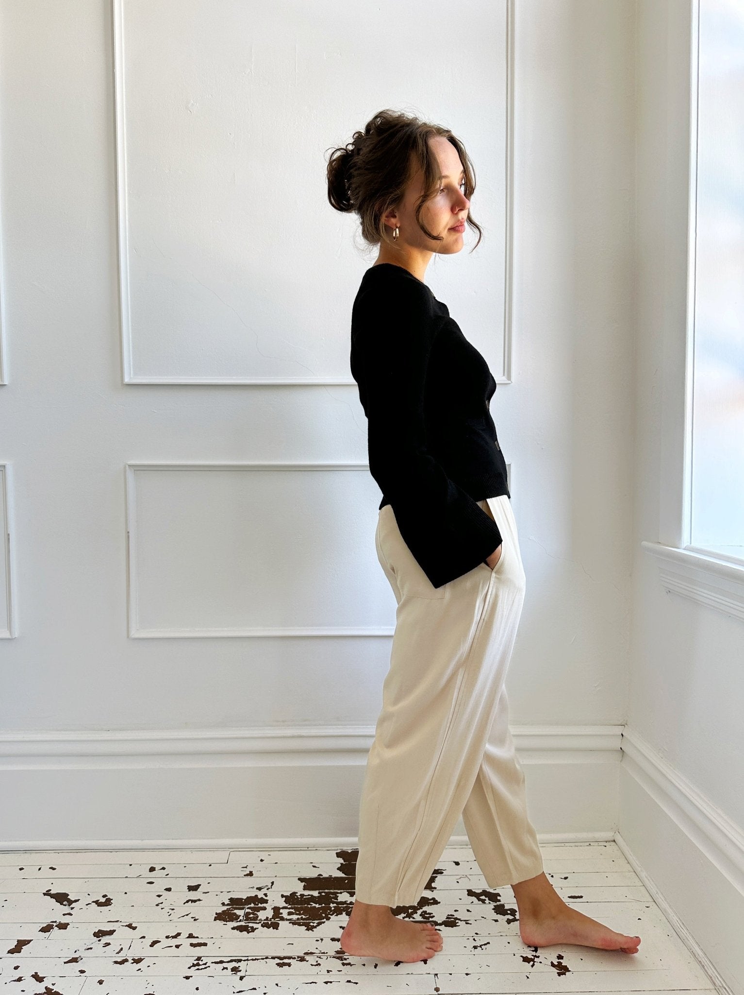 Tencel Straight Leg Pants - Spring Sweet