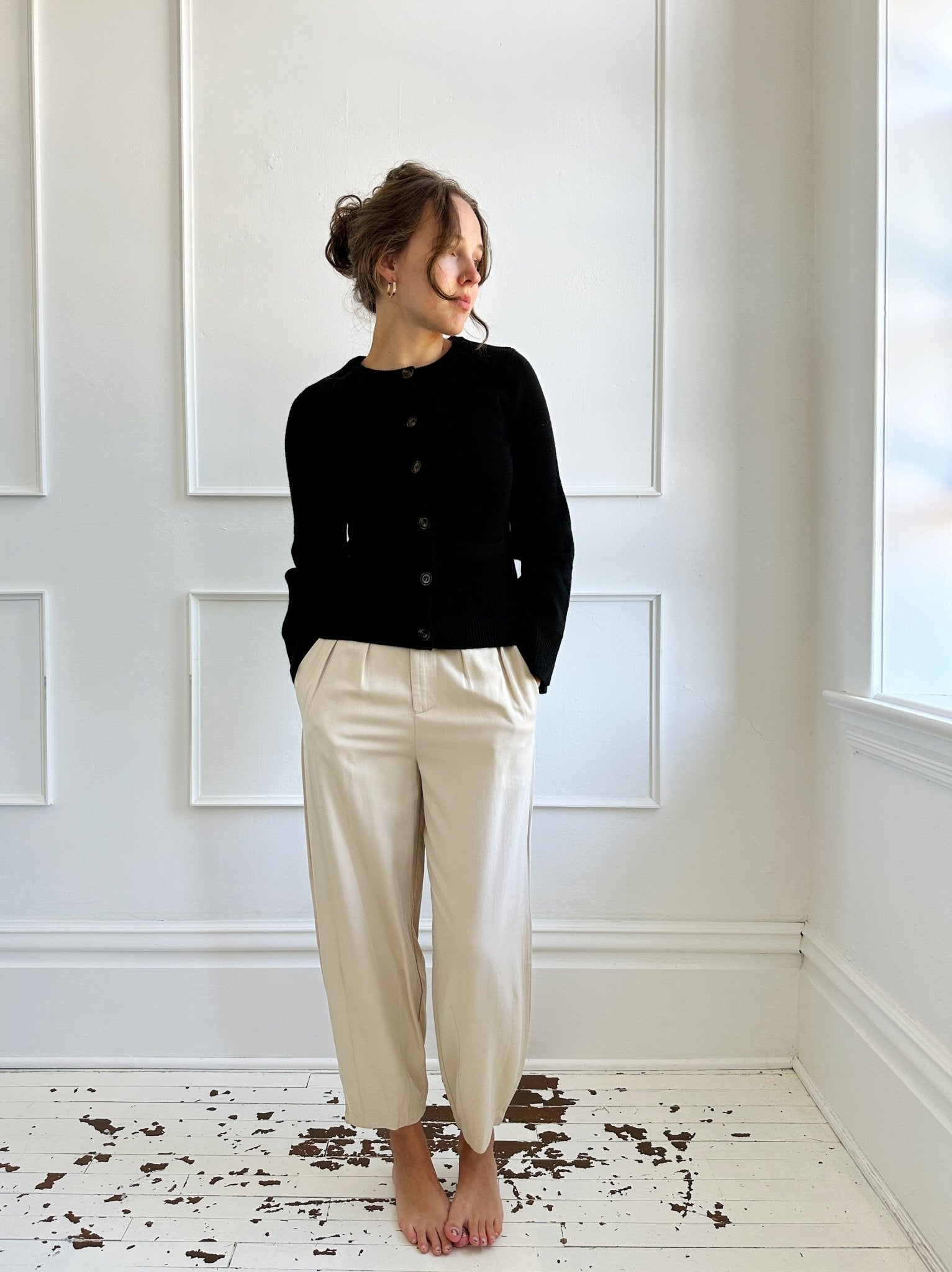 Tencel Straight Leg Pants - Spring Sweet