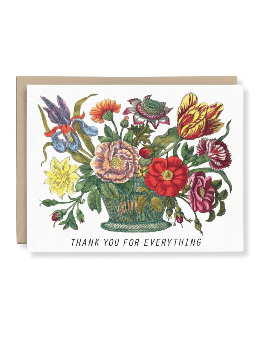 "thank you for everything" Card - Spring Sweet