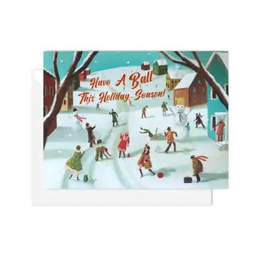 The Great Snowball Fight Card - Spring Sweet