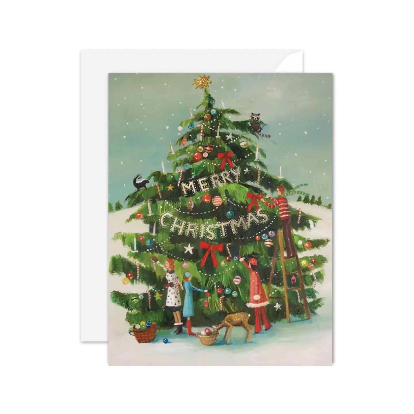 The Peppermint Family Trim The Tree Card - Spring Sweet