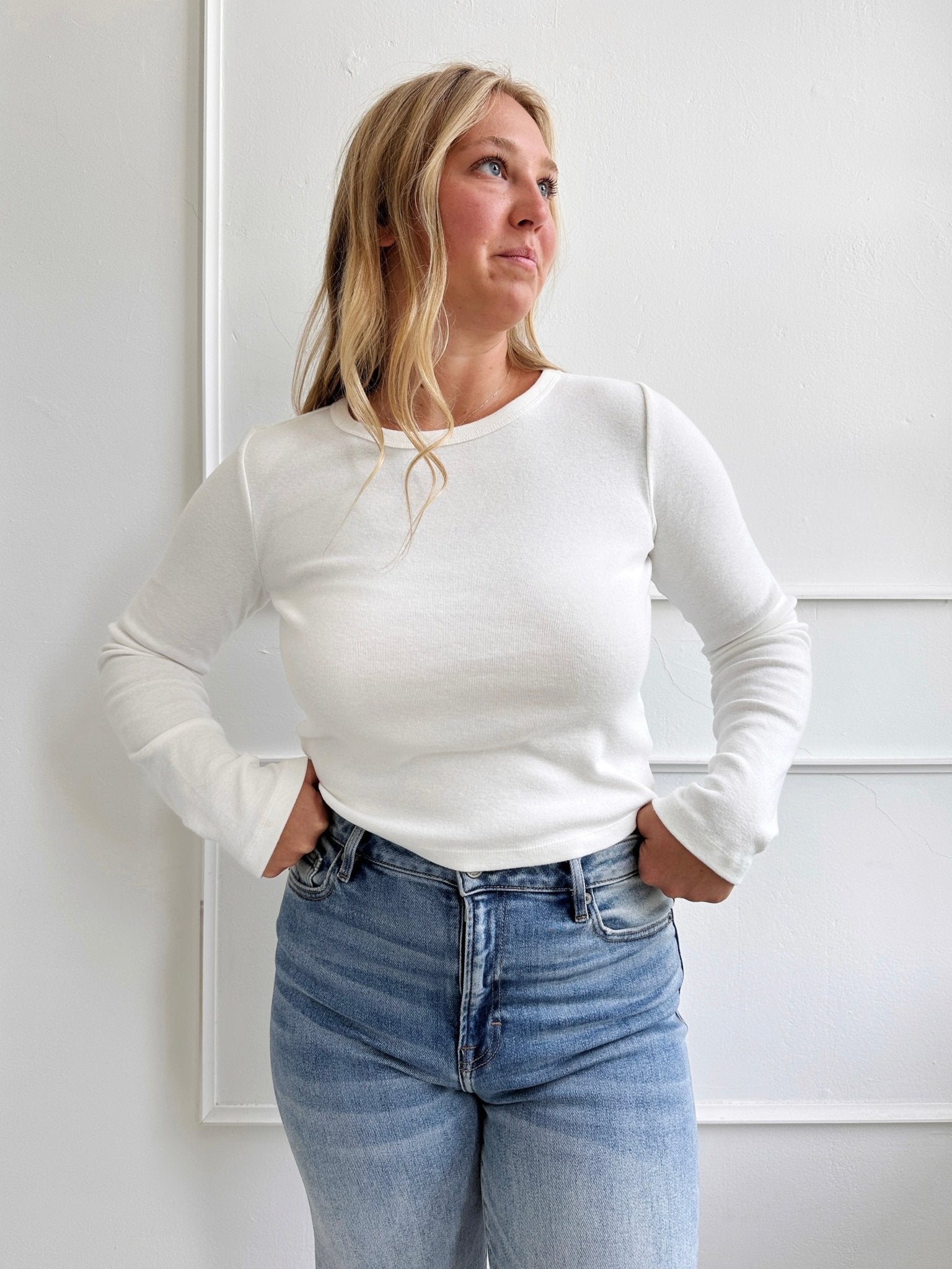 Thick Cotton Long Sleeve Tee - Spring Sweet
