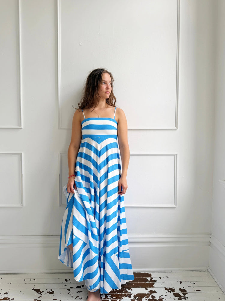 Thick Stripe Maxi Dress - Spring Sweet