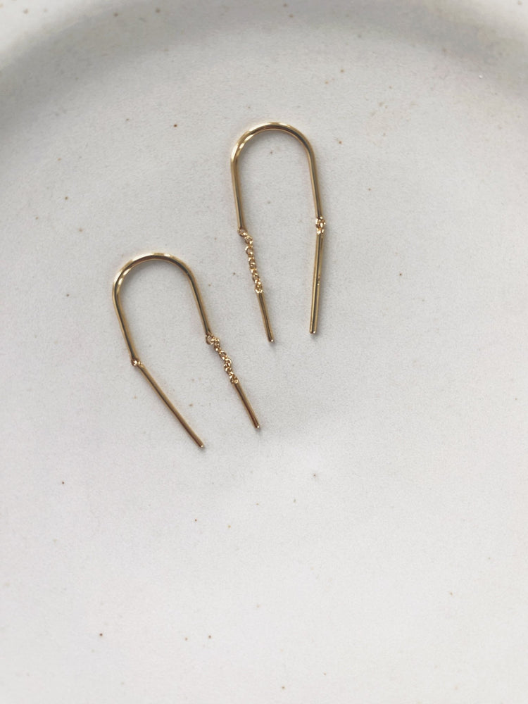 Threader Duo Earring, Plated - Spring Sweet