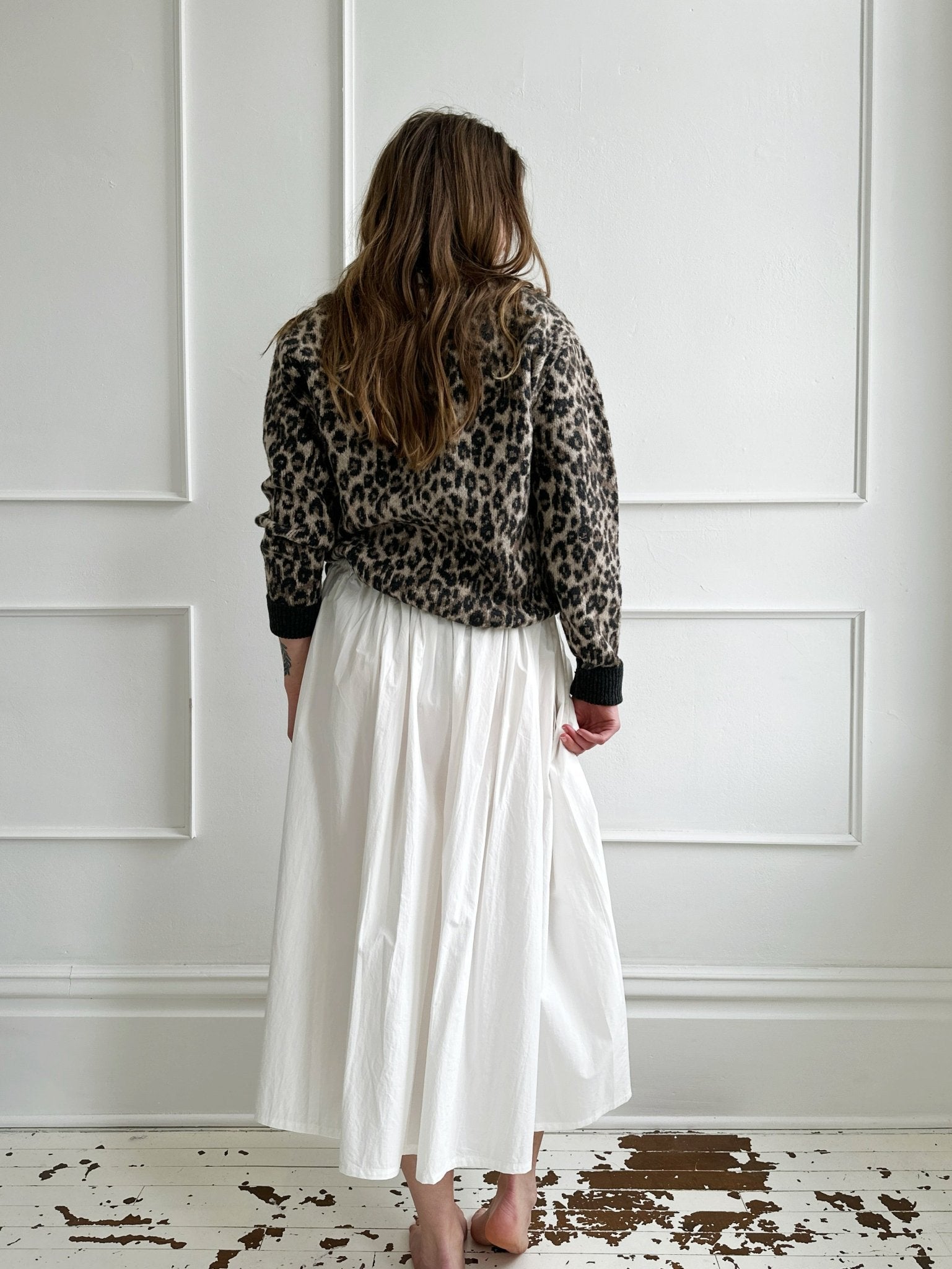 Tie Waist Midi Skirt - Spring Sweet