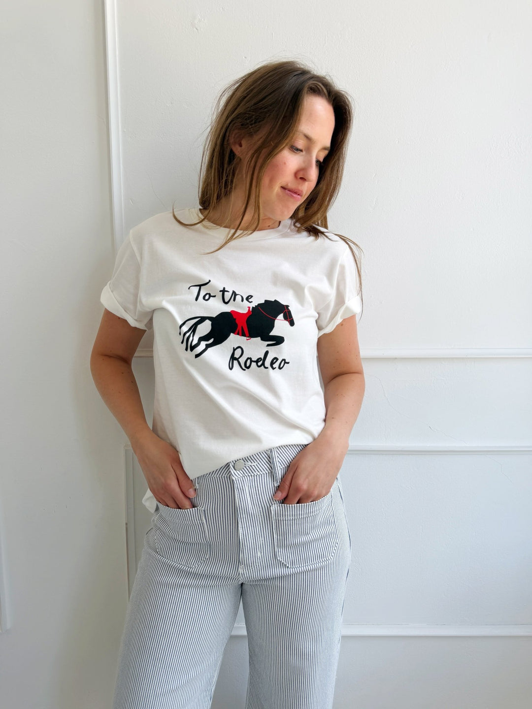 "To the Rodeo" Graphic Tee - Spring Sweet