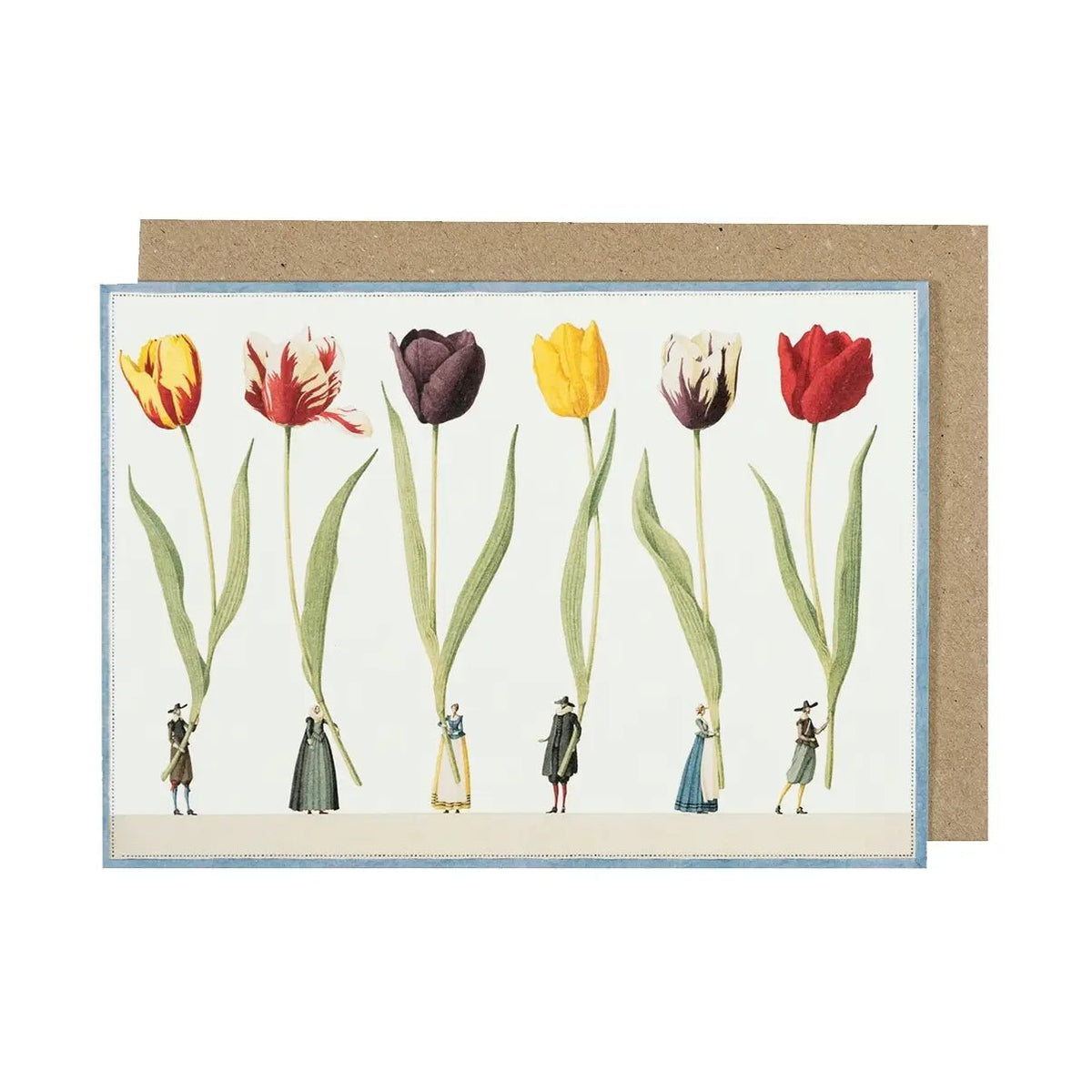 Tulip Parade Card - Spring Sweet