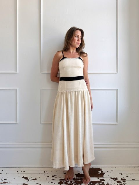 Tweed Midi Dress - Spring Sweet