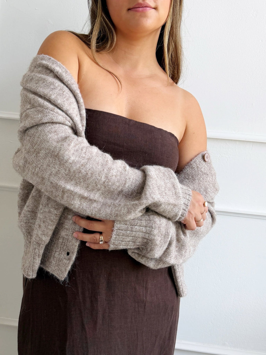 V-Neck Cardigan - Spring Sweet
