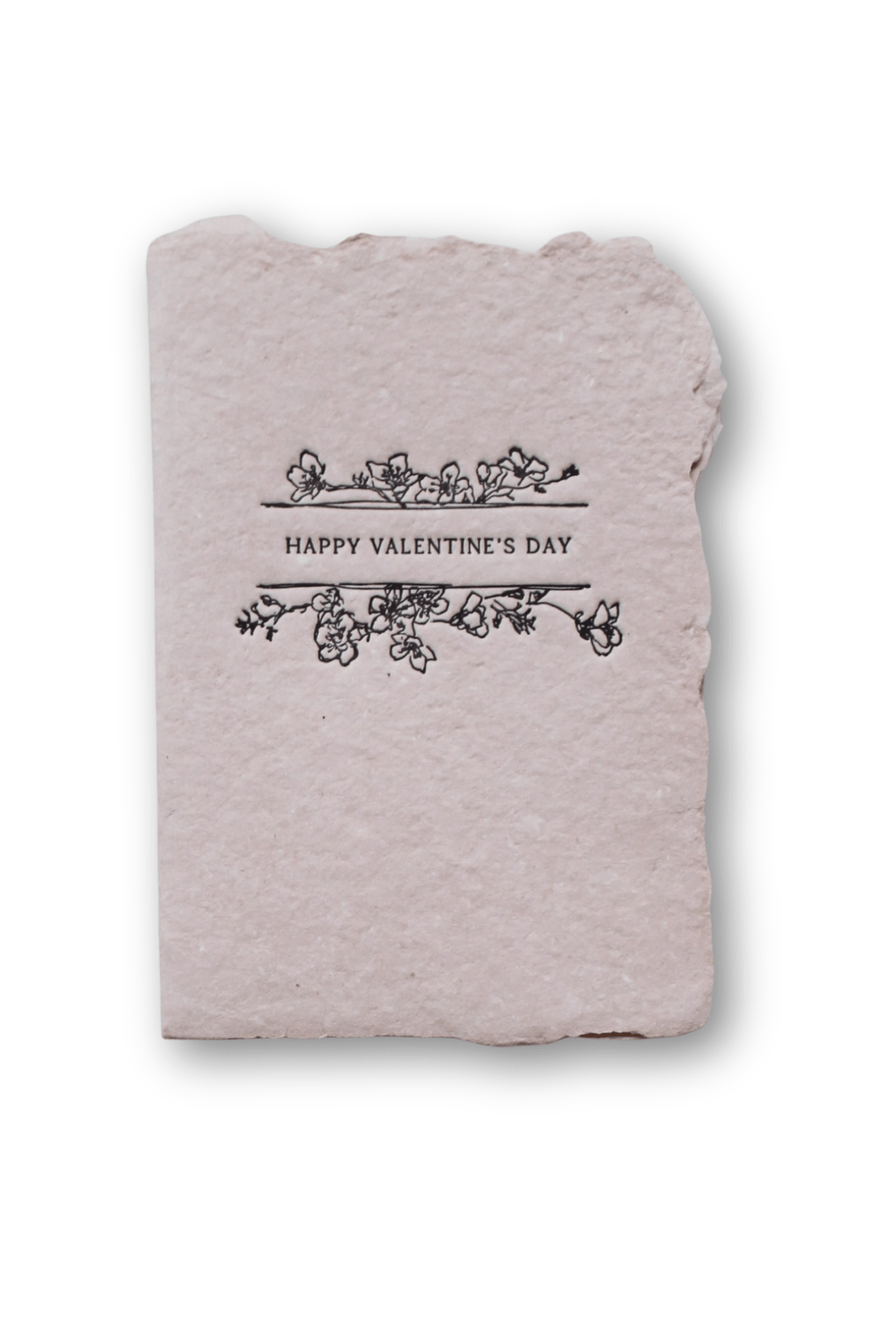 Valentine's Day Floral Frame Card - Spring Sweet