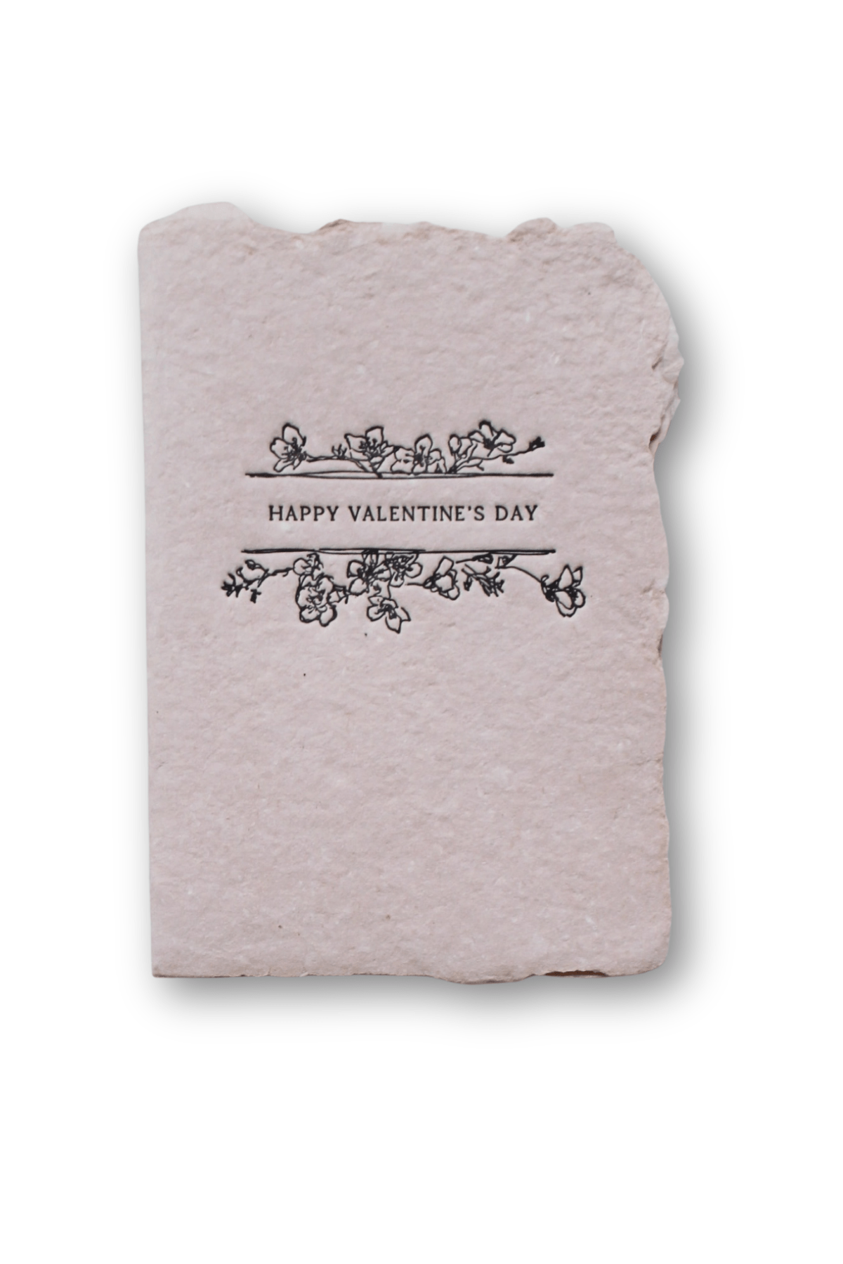 Valentine's Day Floral Frame Card - Spring Sweet