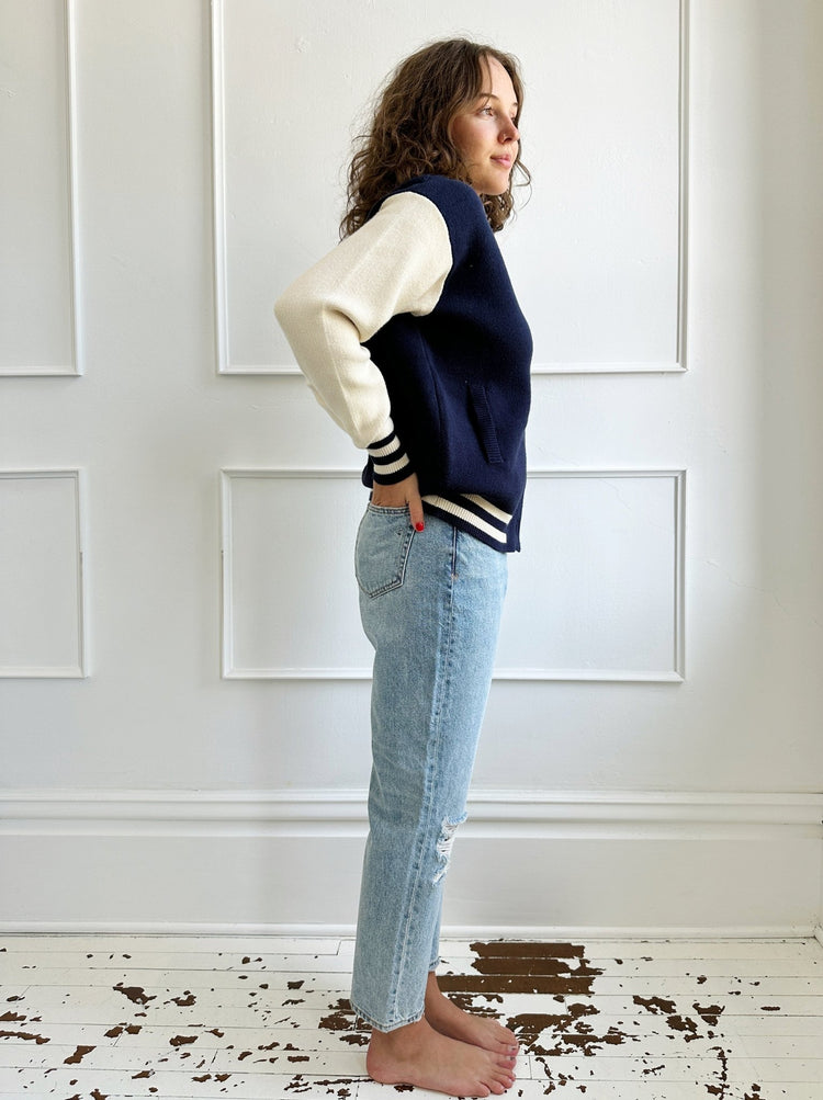 Varsity Sweater - Spring Sweet