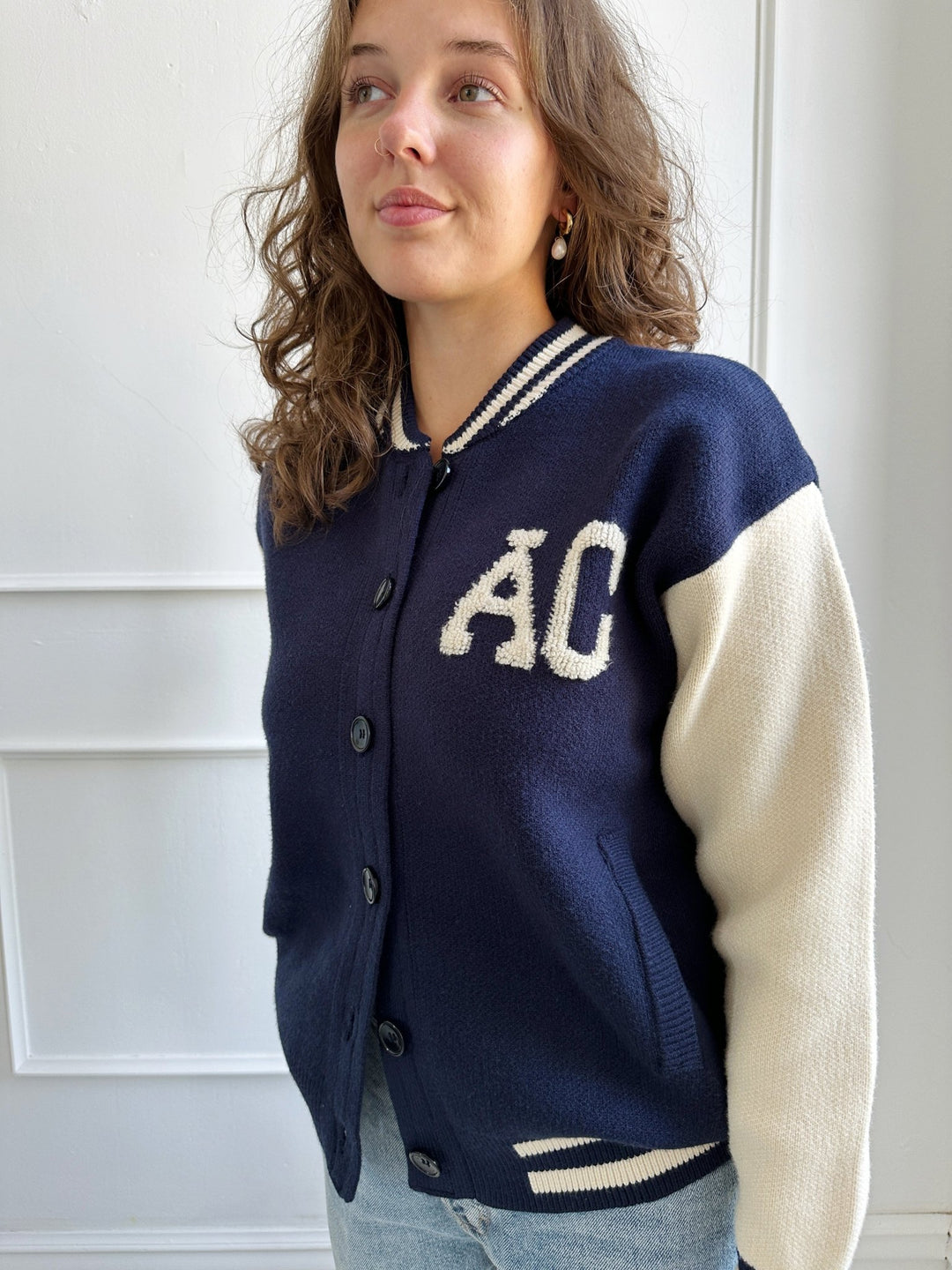 Varsity Sweater - Spring Sweet