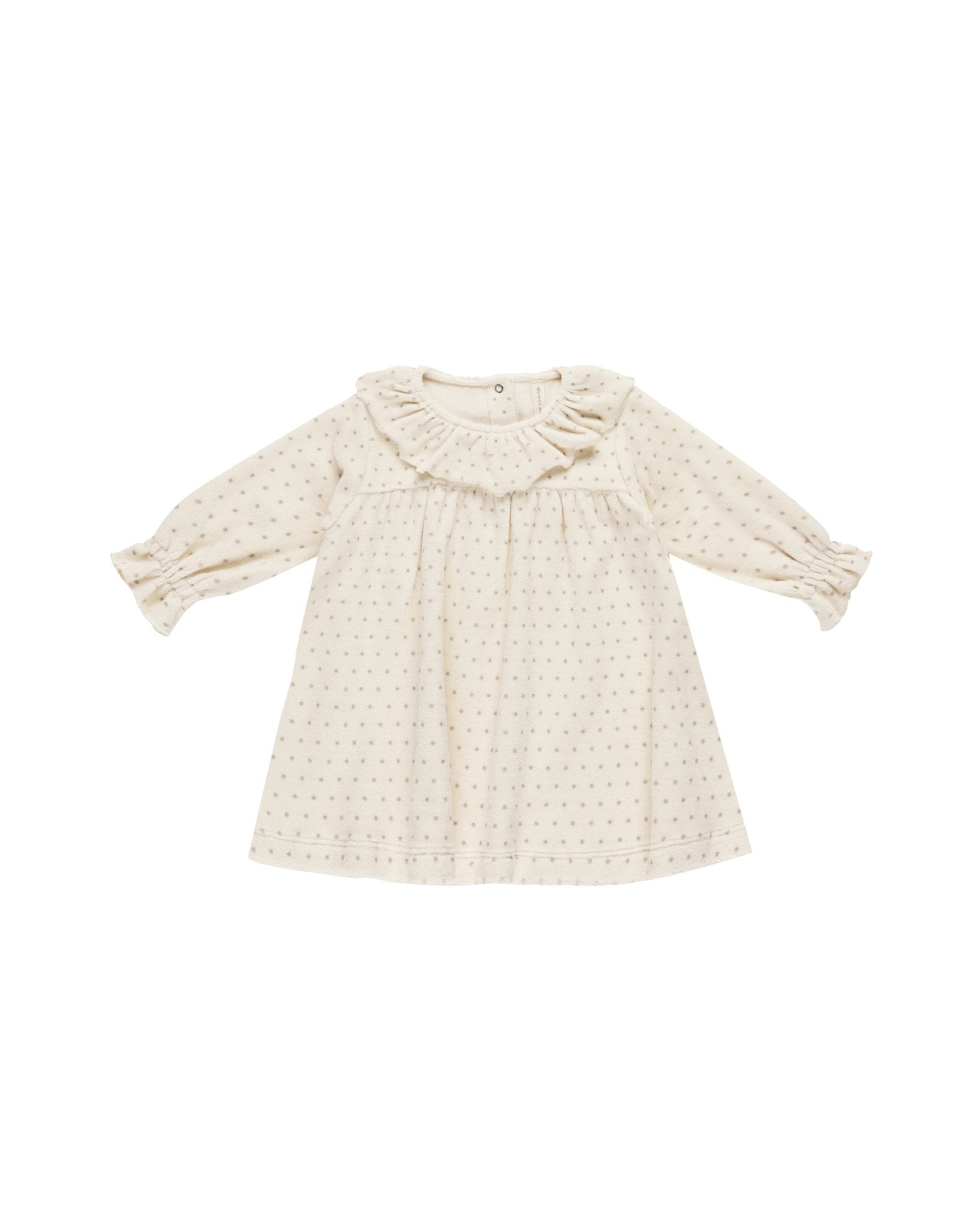 Velour Baby Dress - Spring Sweet