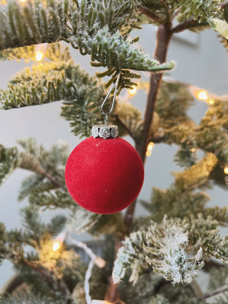 Velvet Ball Ornament - Spring Sweet